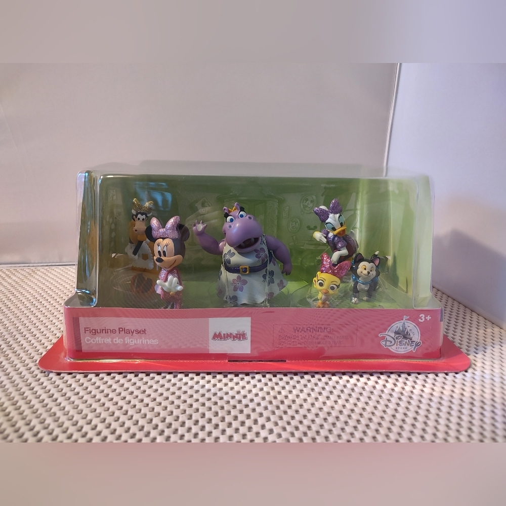 Disney Minnie Mouse Figurine Playset NWT 6pcs